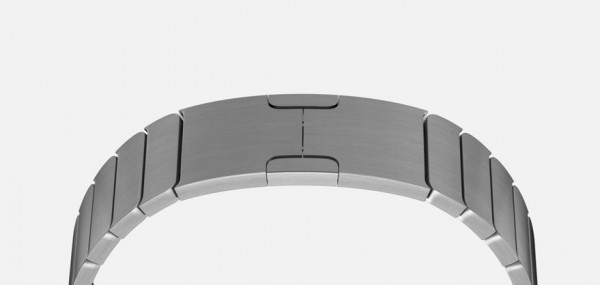 Apple Watch (38 mm) Paslanmaz Çelik Kasa ve Baklalı Model Paslanmaz Çelik Bilezik Akıllı Saat