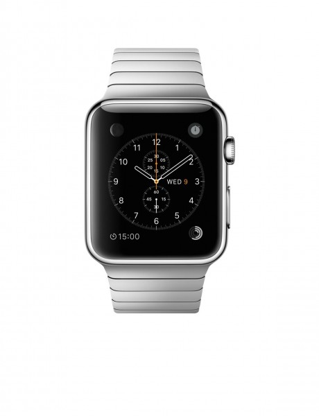 Apple Watch (42 mm) Paslanmaz Çelik Kasa ve Baklalı Model Paslanmaz Çelik Bilezik Akıllı Saat