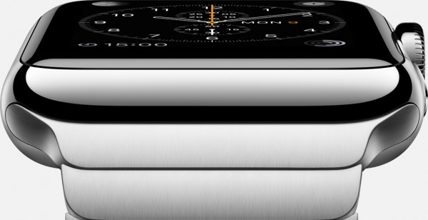 Apple Watch (42 mm) Paslanmaz Çelik Kasa ve Baklalı Model Paslanmaz Çelik Bilezik Akıllı Saat
