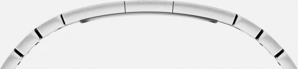 Apple Watch (42 mm) Paslanmaz Çelik Kasa ve Baklalı Model Paslanmaz Çelik Bilezik Akıllı Saat