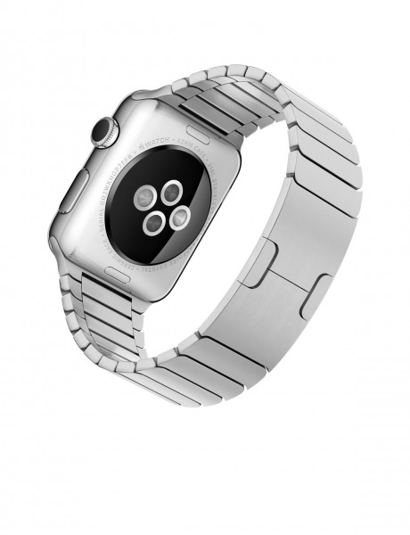Apple Watch (42 mm) Paslanmaz Çelik Kasa ve Baklalı Model Paslanmaz Çelik Bilezik Akıllı Saat