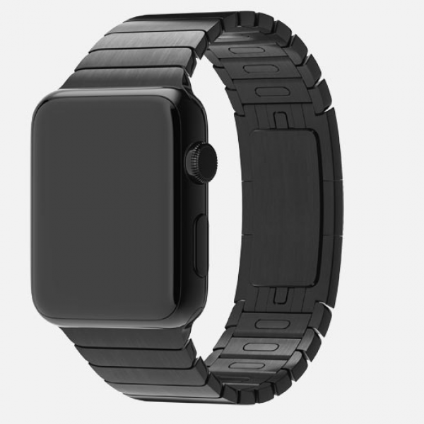 Apple Watch (38 mm) Uzay Siyahı Paslanmaz Çelik Kasa ve Baklalı Model Uzay Siyahı Paslanmaz Çelik Bilezik Akıllı Saat