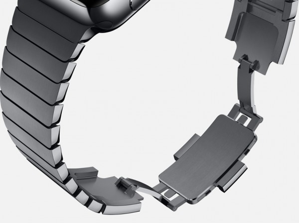 Apple Watch (38 mm) Uzay Siyahı Paslanmaz Çelik Kasa ve Baklalı Model Uzay Siyahı Paslanmaz Çelik Bilezik Akıllı Saat