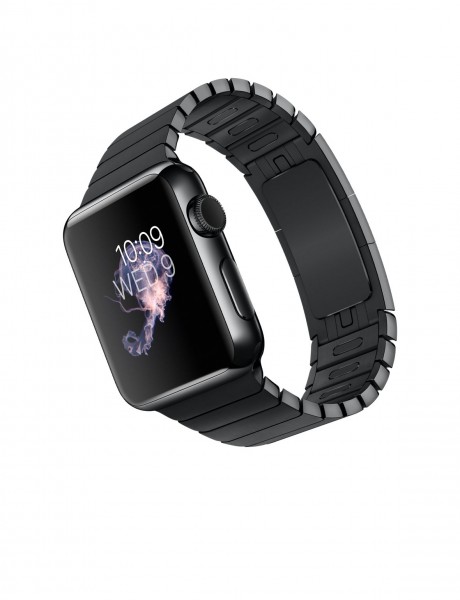 Apple Watch (38 mm) Uzay Siyahı Paslanmaz Çelik Kasa ve Baklalı Model Uzay Siyahı Paslanmaz Çelik Bilezik Akıllı Saat