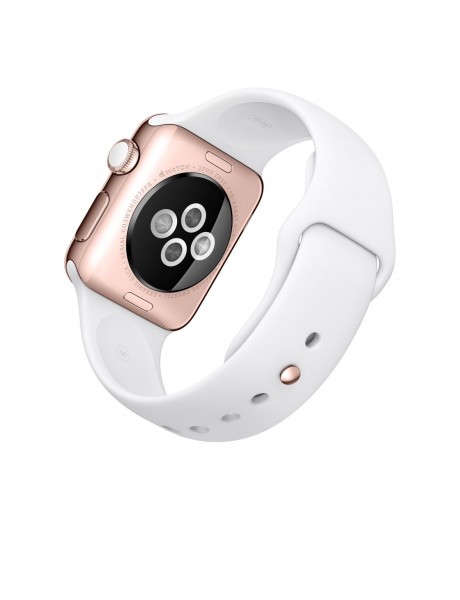 Apple Watch Edition (38 mm) 18 Ayar Roze Altın Kasa ve Beyaz Spor Kordon Akıllı Saat
