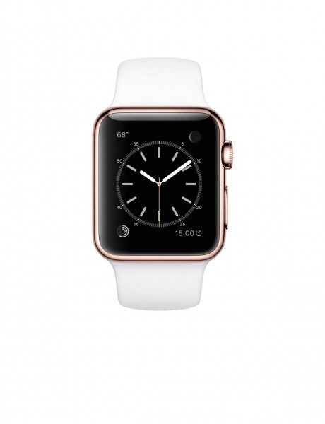 Apple Watch Edition (38 mm) 18 Ayar Roze Altın Kasa ve Beyaz Spor Kordon Akıllı Saat