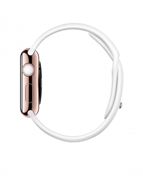 Apple Watch Edition (38 mm) 18 Ayar Roze Altın Kasa ve Beyaz Spor Kordon Akıllı Saat