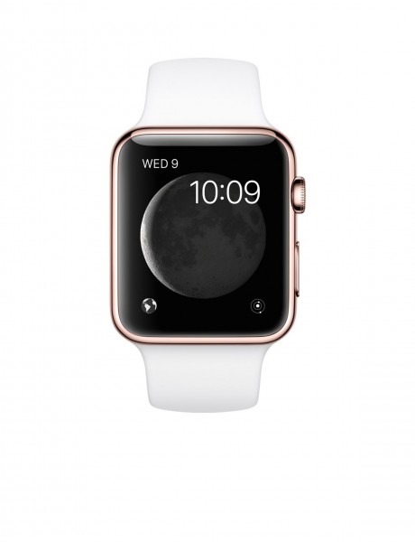 Apple Watch Edition (42 mm) 18 Ayar Roze Altın Kasa ve Beyaz Spor Kordon Akıllı Saat