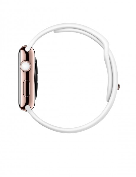 Apple Watch Edition (42 mm) 18 Ayar Roze Altın Kasa ve Beyaz Spor Kordon Akıllı Saat