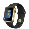 Apple Watch Edition (38 mm) 18 Ayar Sarı Altın Kasa ve Siyah Spor Kordon resim