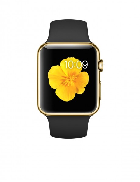Apple Watch Edition (42 mm) 18 Ayar Sarı Altın Kasa ve Siyah Spor Kordon Akıllı Saat