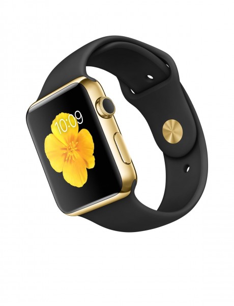 Apple Watch Edition (42 mm) 18 Ayar Sarı Altın Kasa ve Siyah Spor Kordon Akıllı Saat