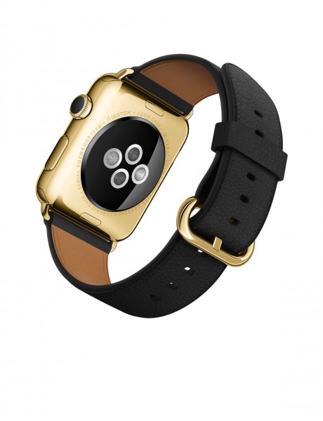 Apple Watch Edition (42 mm) 18 Ayar Sarı Altın Kasa ve Klasik Tokalı Siyah Kayış Akıllı Saat