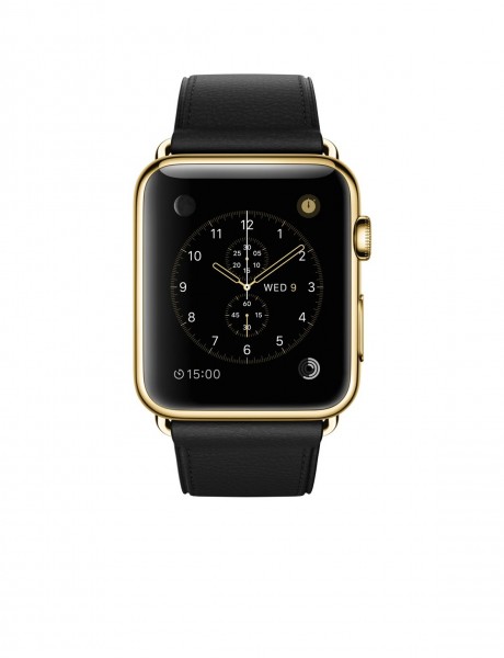 Apple Watch Edition (42 mm) 18 Ayar Sarı Altın Kasa ve Klasik Tokalı Siyah Kayış Akıllı Saat