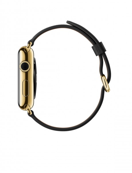 Apple Watch Edition (42 mm) 18 Ayar Sarı Altın Kasa ve Klasik Tokalı Siyah Kayış Akıllı Saat