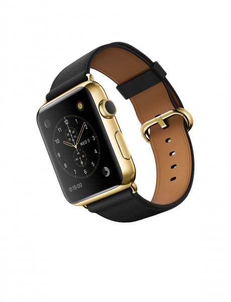 Apple Watch Edition (42 mm) 18 Ayar Sarı Altın Kasa ve Klasik Tokalı Siyah Kayış Akıllı Saat