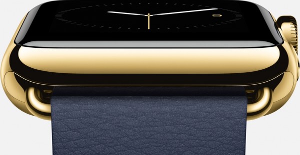 Apple Watch Edition (42 mm) 18 Ayar Sarı Altın Kasa ve Klasik Tokalı Gece Mavisi Kayış Akıllı Saat