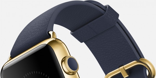 Apple Watch Edition (42 mm) 18 Ayar Sarı Altın Kasa ve Klasik Tokalı Gece Mavisi Kayış Akıllı Saat