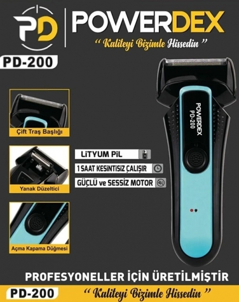PowerDex PD-200 Sakal Kesme Makinesi