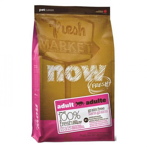 PetCurean Now Fresh Hindili Somonlu Ördekli Tahılsız Yetişkin 1.8 kg Kedi Maması