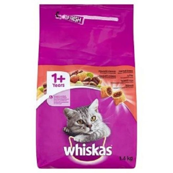 Whiskas Sığır Etli Yetişkin 1.4 kg Kedi Maması