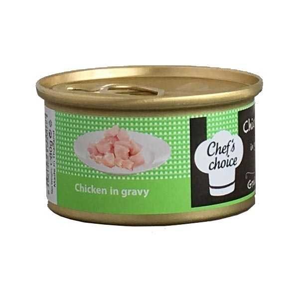 Chef's Choice Pate Tavuk Eti Soslu 80 gr Kedi Maması