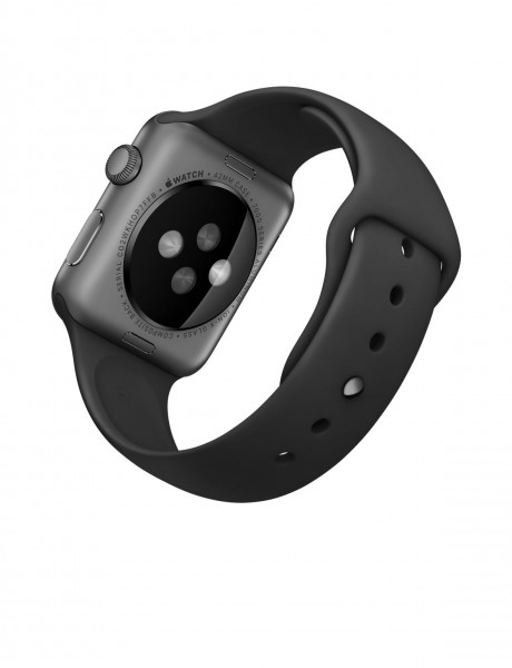 Apple Watch Sport (42 mm) Uzay Grisi Alüminyum Kasa ve Siyah Spor Kordon Akıllı Saat