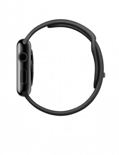Apple Watch (42 mm) Uzay Siyahı Paslanmaz Çelik Kasa ve Siyah Spor Kordon Akıllı Saat