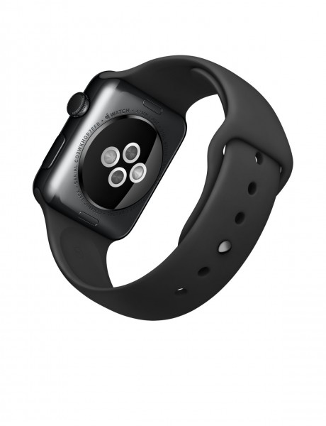 Apple Watch (42 mm) Uzay Siyahı Paslanmaz Çelik Kasa ve Siyah Spor Kordon Akıllı Saat