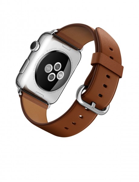 Apple Watch (42 mm) Paslanmaz Çelik Kasa ve Klasik Tokalı Klasik Kahve Kayış Akıllı Saat