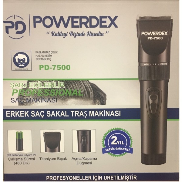 PowerDex PD-7500 Çok Amaçlı Tıraş Makinesi