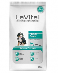 LaVital Maxi Puppy Somonlu 12 kg resim