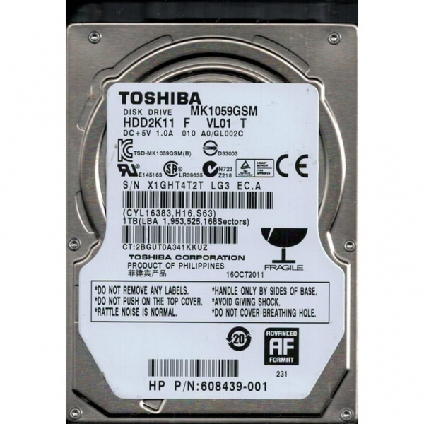 Toshiba MK1059GSM HDD