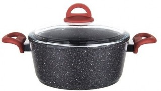 Aryıldız Terra Grey Derin Tencere 24 cm