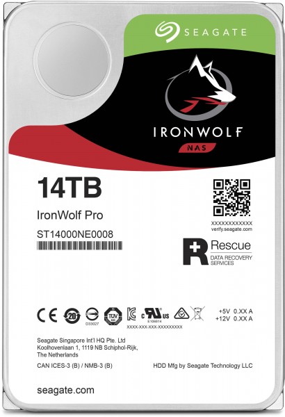 Seagate IronWolf Pro HDD (14 TB)