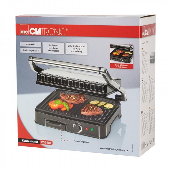 Clatronic KG 3487 Elektrikli Izgara