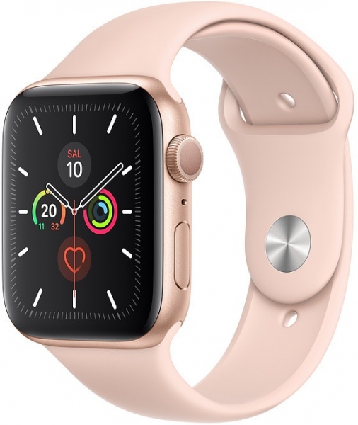 Apple Watch Series 5 (40mm) Altın Rengi Alüminyum Kasa ve Spor Kordon Akıllı Saat (40 mm)