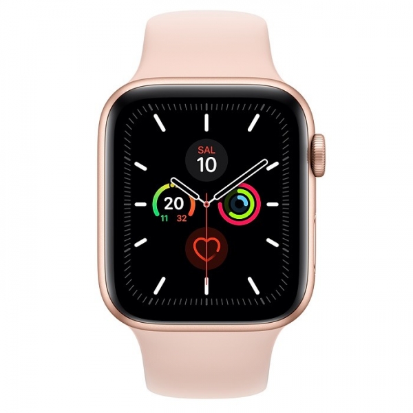 Apple Watch Series 5 (40mm) Altın Rengi Alüminyum Kasa ve Spor Kordon Akıllı Saat (40 mm)