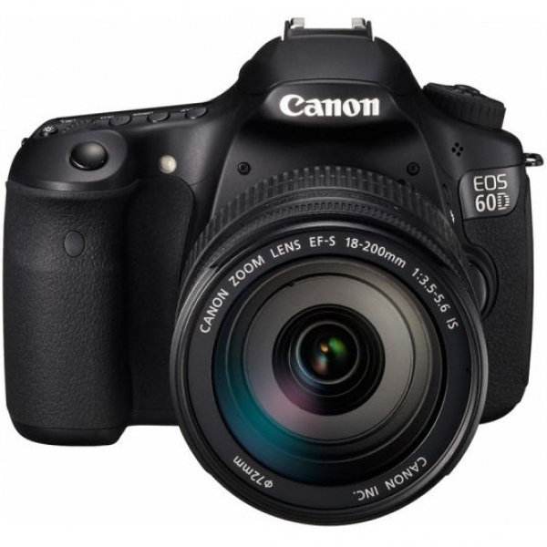 Canon EOS 60D 18-200mm DSLR Fotoğraf Makinesi (18-200 mm)