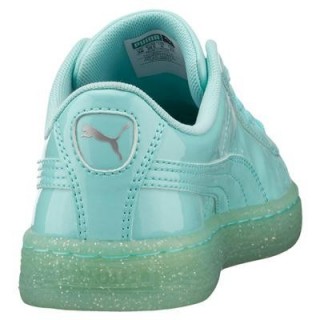Puma Basket Patent Iced Glitter Jr Kadın Spor Ayakkabı