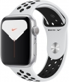 Apple Watch Nike Series 5 (44mm) Gümüş Rengi Alüminyum Kasa ve Nike Spor Kordon resim