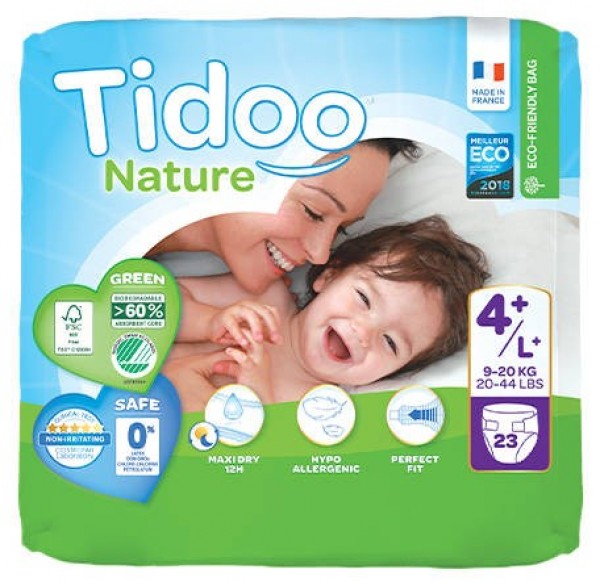 Tidoo Nature 4+ Beden Bebek Bezi