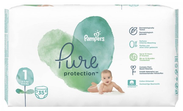Prima Pure 1 Beden 35 Adet Bebek Bezi