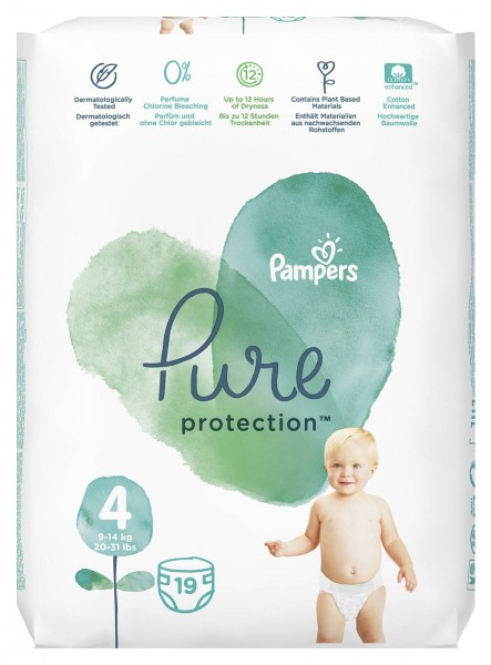 Prima Pure 4 Beden 19 Adet Bebek Bezi