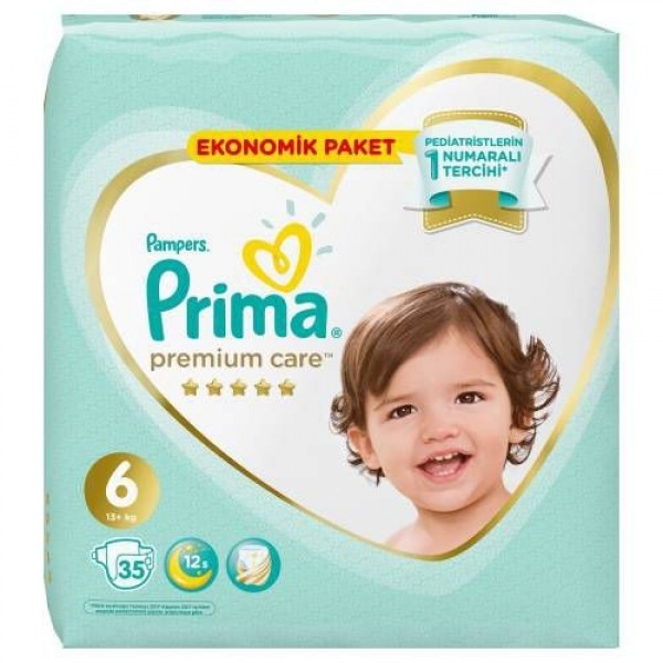 Prima Premium Care 6 Beden 35 Adet Bebek Bezi