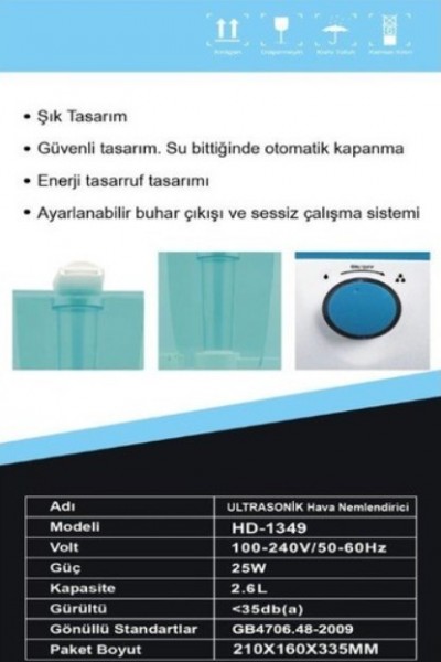 Havvaca HD-1349 Hava Nemlendirici