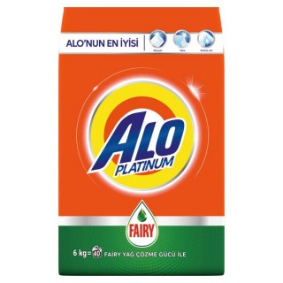 Alo Platinum Fairy Etkili Toz Çamaşır Deterjanı Rekliler 6 kg