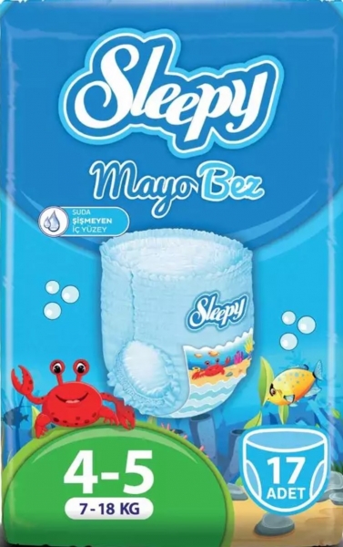 Sleepy Mayo Bez 5 Beden 17 Adet Bebek Bezi