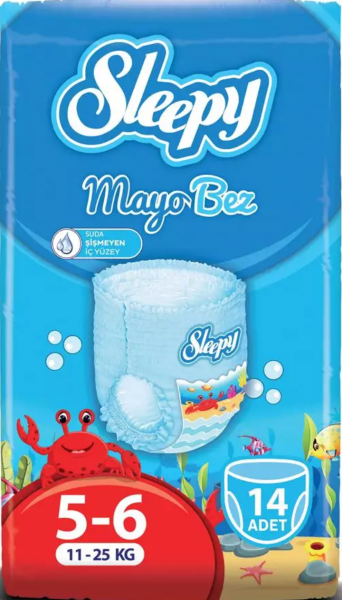 Sleepy Mayo Bez 6 Beden 14 Adet Bebek Bezi