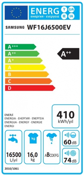 Samsung WF16J6500EV/AH Çamaşır Makinesi